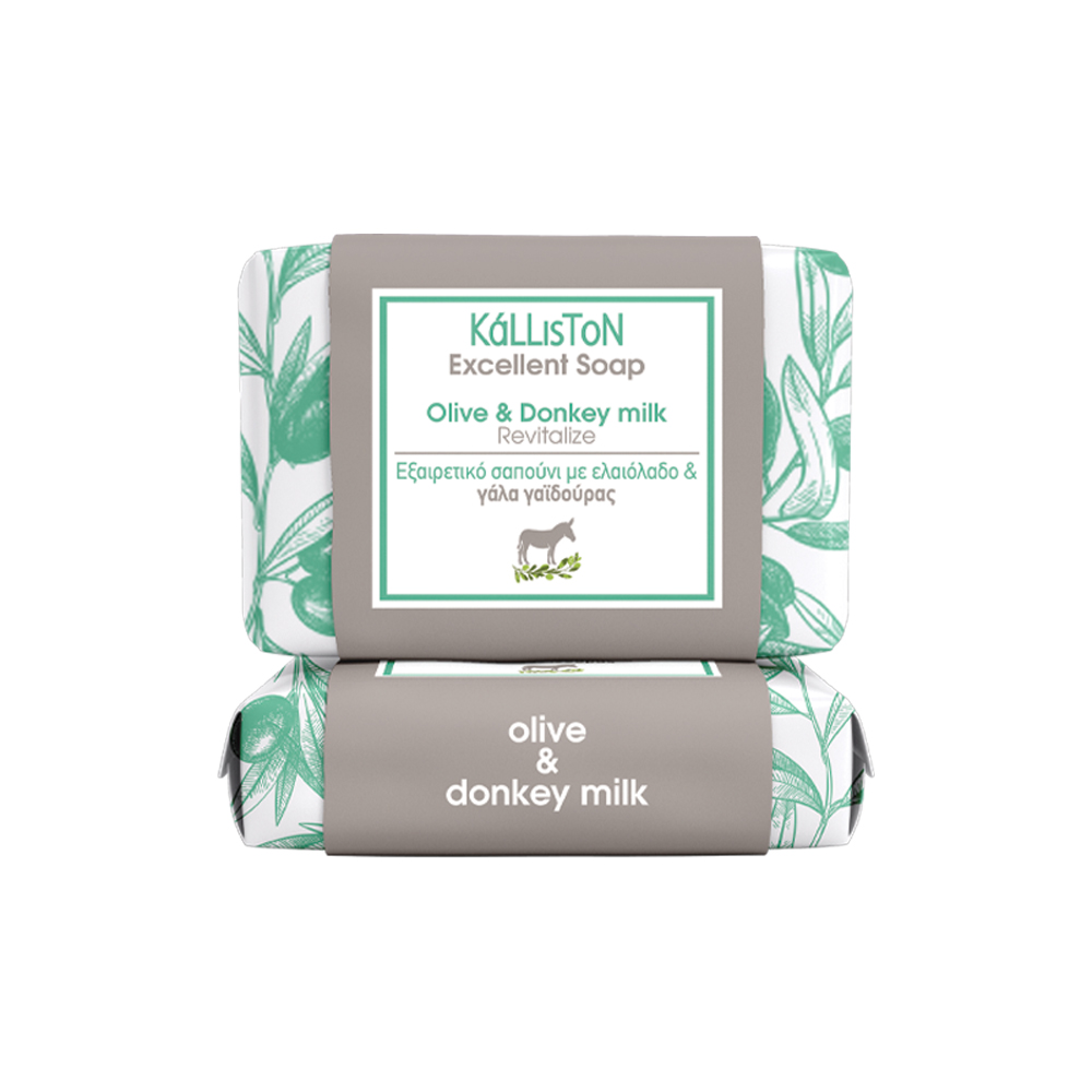 Αγνό Σαπούνι Ελαιολάδου με Γάλα Γαϊδούρας (100gr)