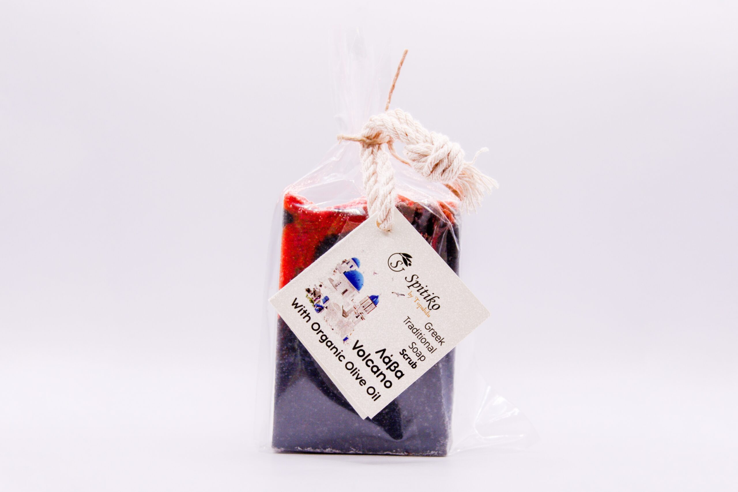 Σαπούνι Scrub με Λάβα & Οργανικό Ελαιόλαδο (100gr)